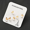Ion Plating(IP) 304 Stainless Steel Ear Plugs Gauges EJEW-H012-06G-1