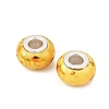 Opaque Resin Rondelle European Beads RESI-Z046-01J-2
