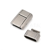 304 Stainless Steel Snap Lock Clasps STAS-U055-02C-P-2