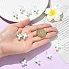 10Pcs Handmade Porcelain Pendants PALLOY-FS00079-4