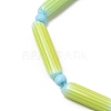 Handmade Lampwork Chevron Beads LAMP-Z019-01-15-3