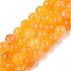 Dyed Natural White Jade Beads Strands G-T138-8mm-210-34-4
