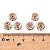 Brass Rhinestone Spacer Beads X-RB-A014-Z8mm-01RG-NF-2
