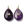 Natural Amethyst Pendants GG-CBA7610-07G-03-1