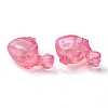 Transparent Luminous Acrylic Beads MACR-D024-37A-1