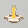 Alloy Enamel Pendants ENAM-WH20012-02G-15-1