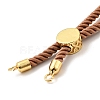 Half Finished Twisted Milan Rope Slider Bracelets FIND-G032-01G-21-3