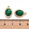Natural Green Spot Jasper Pendants STAS-T064-61A-3