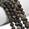 Natural Volcanic Agate Beads Strands X-G-G305-A01-8mm-1