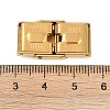 Ion Plating(IP) 201 Stainless Steel Watch Band Clasps STAS-C006-1-02G-3