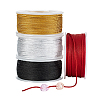 4 Rolls 4 Colors Round Nylon Cords OCOR-PH0006-28-6