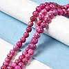 Natural Dyed White Jade Beads Strands G-M402-C03-01-1