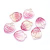 Transparent Glass Charms GLAA-H016-01A-6-1