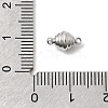 304 Stainless Steel Magnetic Clasps STAS-K332-01B-P-3