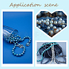 368Pcs 8 Ccolors Baking Paint Pearlized Glass Pearl Round Beads HY-HY0001-08-5
