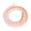 Transparent Painted Glass Beads Strands X1-DGLA-A034-T4mm-A20-5
