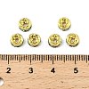 Brass Rhinestone Spacer Beads RB-A014-Z6mm-03G-4