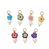 Glass Pendants PALLOY-JF04764-1