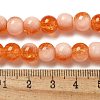 Crackle Glass Beads Strands GLAA-U001-8mm-10-4