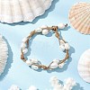 Natural Cultured Freshwater Pearl Large Hole Beaded Bracelets BJEW-TA00635-1