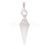 Natural Quartz Crystal Pendants PW-WG6405D-03-1