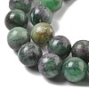 Natural Ruby in Zoisite Beads Strands G-R011-A02-01-4