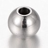 (Same Sku: STAS-N090-JA719-5)Round 304 Stainless Steel Beads STAS-L143-04-2