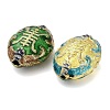 Handmade Cloisonne Beads CLB-Z001-03G-02-2
