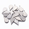 Tarnish Resistant 201 Stainless Steel Pendants STAS-L234-054P-1