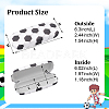 Creative Imitation Leather Eye Glasses Case AJEW-FH0003-58A-7