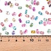 Baking Paint Transparent Glass Seed Beads X-SEED-N006-05-4