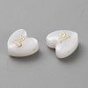 5Pcs Natural White Shell Beads LS-BSHE-TAC0004-02L-2