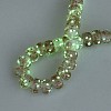 Luminous Handmade Gold Foil Glass Beads Strands FOIL-N029-02A-09-2