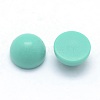 Synthetic Green Turquoise Cabochons G-P393-R09-4mm-2