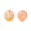 Transparent Crackle Acrylic Beads CACR-N002-08A-1