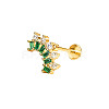 316L Surgical Stainless Steel Pave Green Cubic Zirconia Cartilage Earrings FS-WGC0A44-01-1