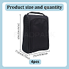 4Pcs Oxford Cloth Shoes Storage Zipper Bags ABAG-WA0001-17-2