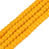 Opaque Glass Beads Strands GLAA-NH0002-B01-C06-1