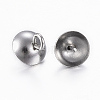 304 Stainless Steel Cup Pearl Peg Bails Pin Pendants STAS-G161-27A-3