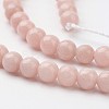 Natural Mashan Jade Round Beads Strands G-D263-4mm-XS22-2
