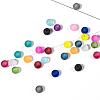 20 Colors Transparent Glass Beads Strands FGLA-X0002-01-6mm-5