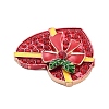 Christmas Alloy Rhinestone Cabochons FIND-U016-03G-03-2