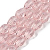 Transparent Glass Beads Strands EGLA-N013-T8mm-D18-1