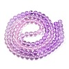 Baking Paint Transparent Glass Beads X-DGLA-M001-8mm-01-2