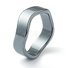 Non-magnetic Synthetic Hematite Finger Rings RJEW-H544-03A-2