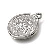 304 Stainless Steel Pendants STAS-K322-26A-P-2