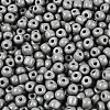 6/0 Baking Paint Glass Round Seed Beads SEED-S036-01C-09-3