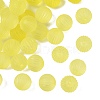 Transparent Acrylic Corrugated Beads FACR-S040-046-1