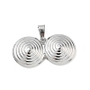 304 Stainless Steel Pendants SA-CBA34D4-06P-1