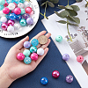 Colorful Acrylic Kid Chunky Beads Sets DIY-WH0257-51-6